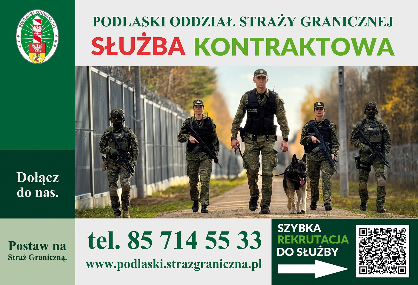 INFOGRAFIKA_Nowy rodzaj służby w Podlaskim Oddziale Straży Granicznej