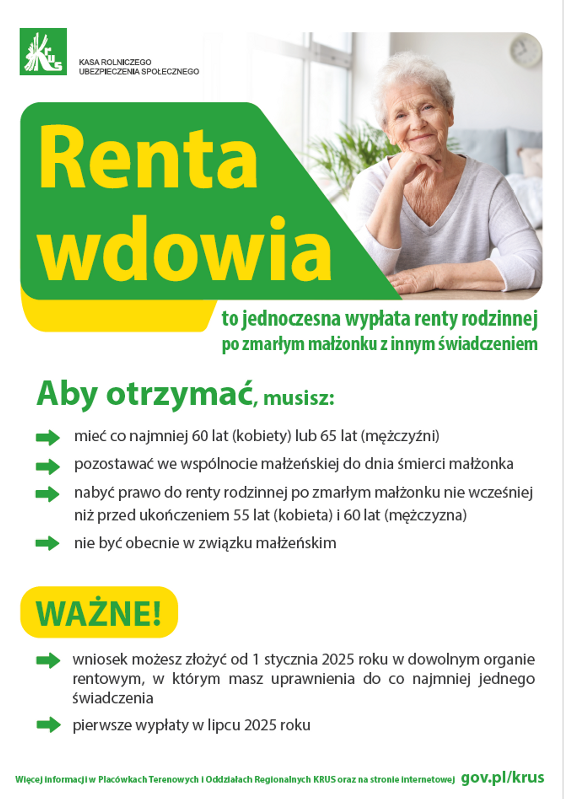 INFOGRAFIKA_Renta wdowia - od 1 stycznia 2025 r. według nowych zasad