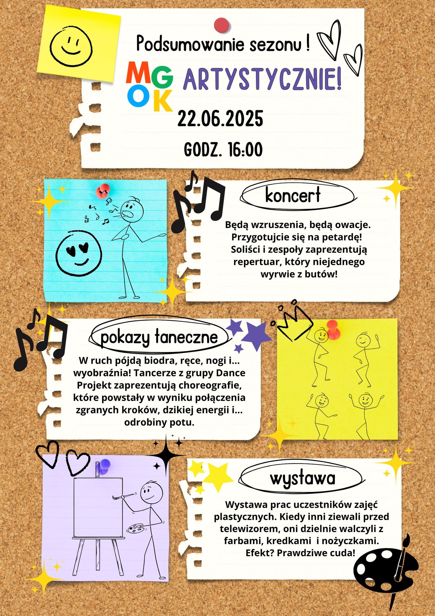 INFOGRAFIKA_Podsumowanie sezonu M-GOK ARTYSTYCZNIE!