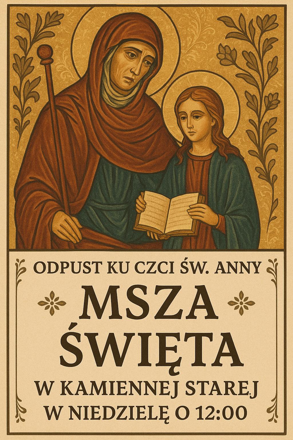 infografika_Odpust ku czci świętej Anny w Kamiennej Starej