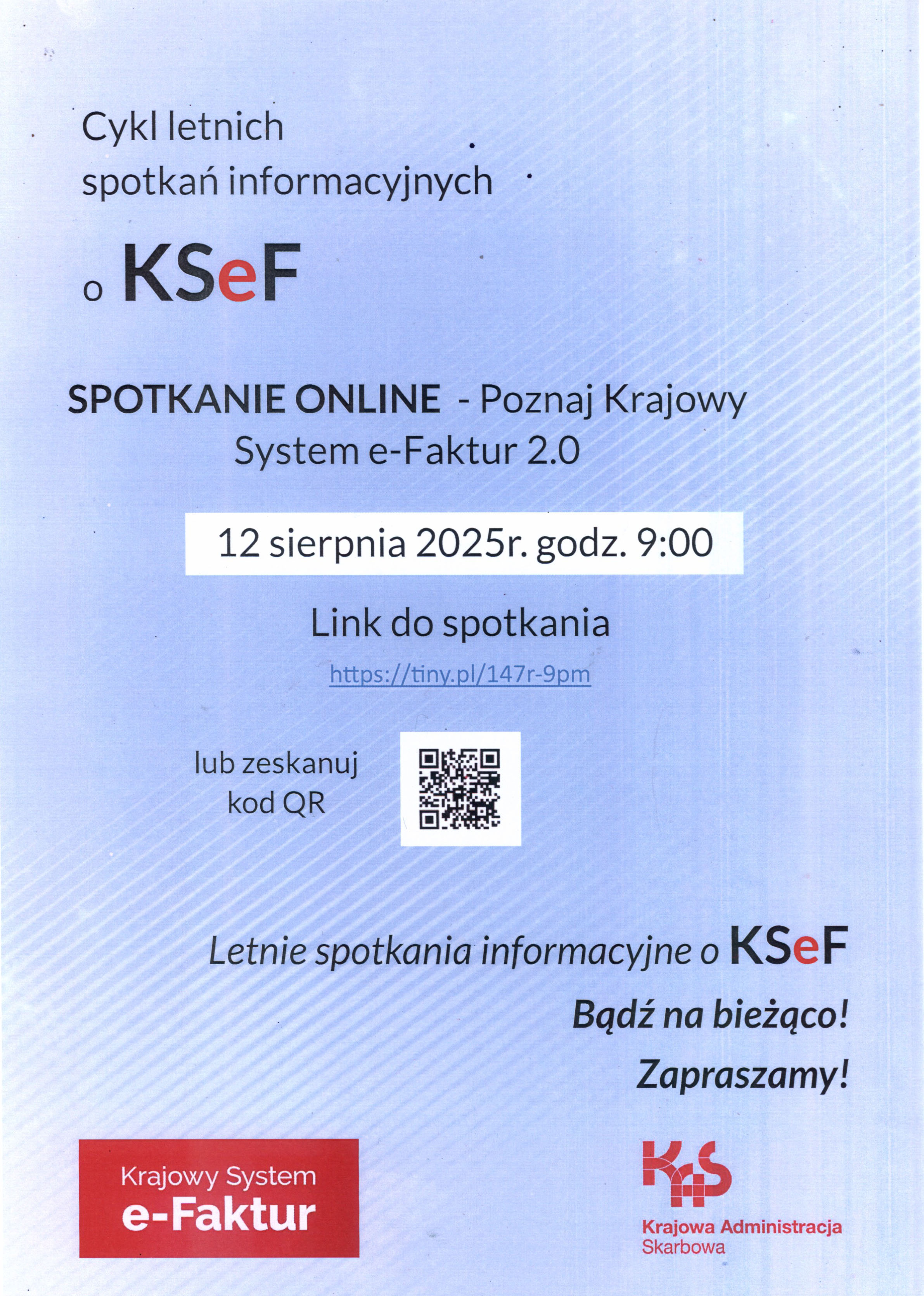INFOGRAFIKA_ Krajowa Administracja Skarbowa zaprasza na cykl spotkań informacyjnych