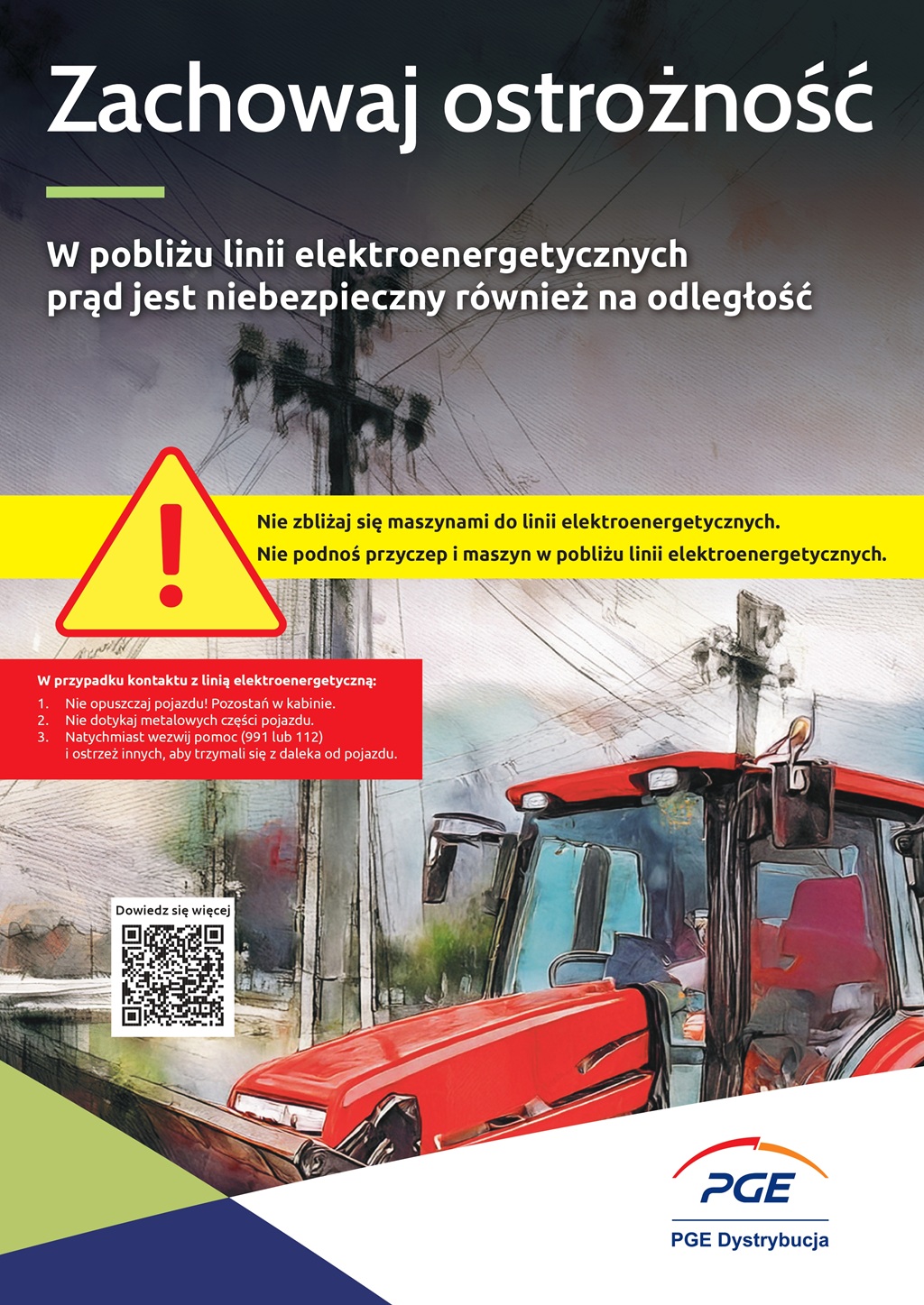 INFOGRAFIKA_Zachowaj ostrożność przy liniach elektroenergetycznych