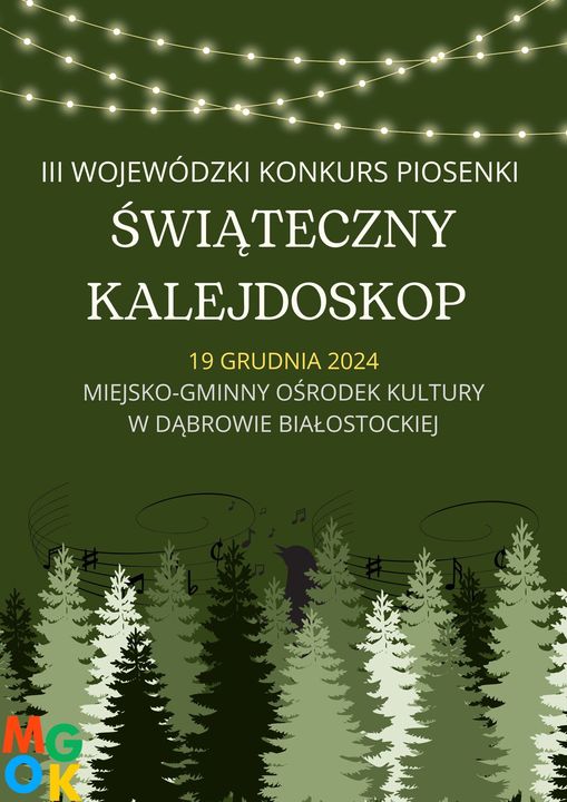 infografika_III Wojewódzki Konkurs Piosenki Świąteczny Kalejdoskop